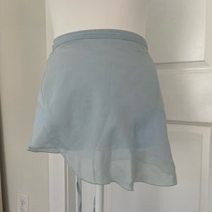light blue theatricals ballet wrap skirt